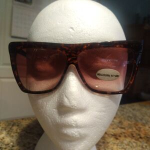 Vintage Rivera 2702 Oversized Square Sunglasses Retro 1970 100% UV Protection HK